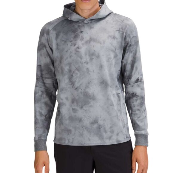 Lululemon Textured Tech Hoodie *Diamond Dye Rhino Grey Anchor - Picture 1 of 9